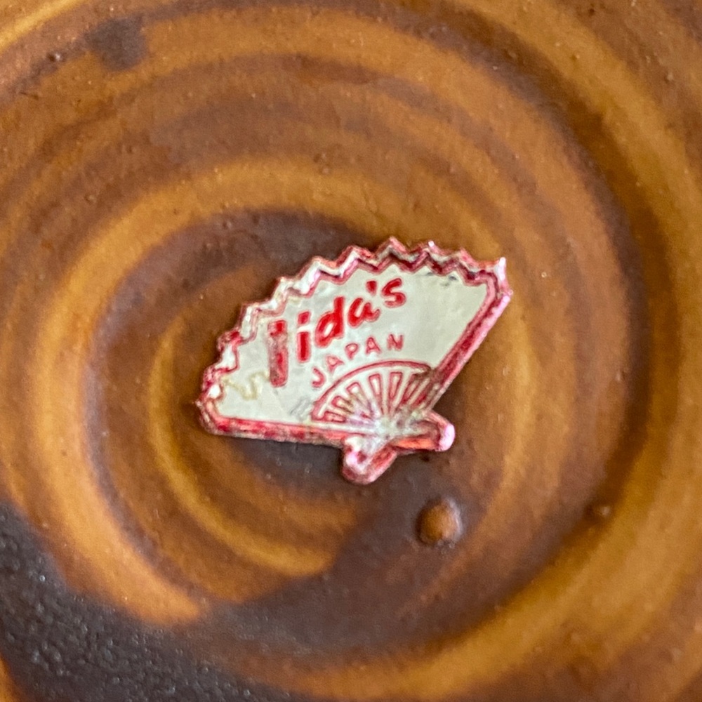 Vintage Japanese Crackle Glaze Bowl for Ikebana Arrangement or Decorative Use - Picture 10 of 14